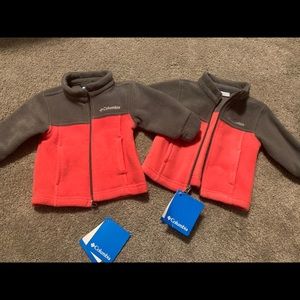 Twin 3-6m Columbia fleece jacket